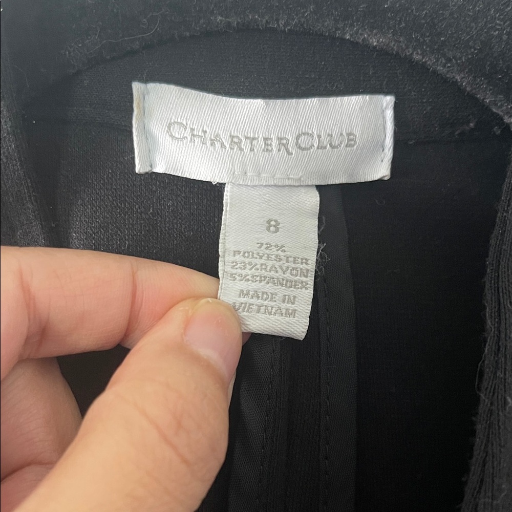 Charter Club black Jacket - Picture 3 of 5
